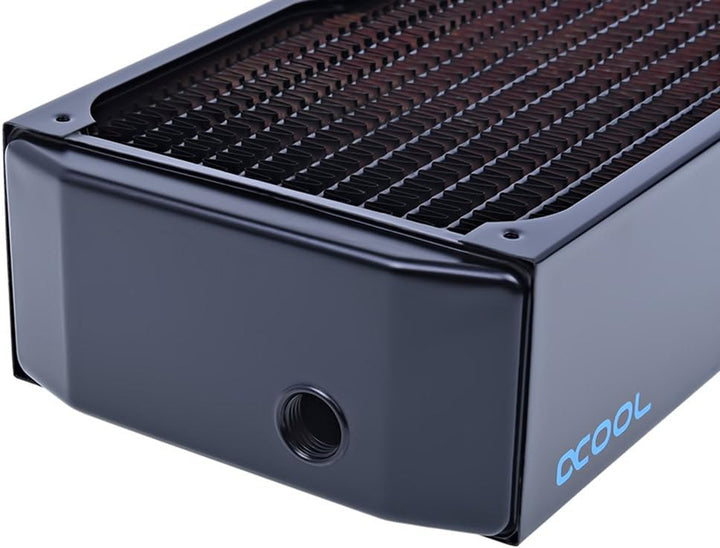 Alphacool 14179 NexXxoS UT60 Full Copper Radiator - CPU Wasserkühlung - 420mm, Kupfer / Schwarz