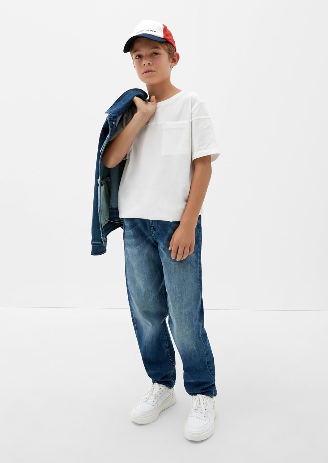 s.Oliver Jeans Dad/Relaxed Fit/Mid Rise/Tapered Leg 152 Slim Blau 57z6, 152 Slim Blau 57z6