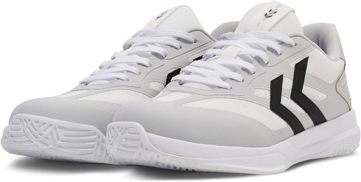 hummel Dagaz Iii Unisex Erwachsene Handball Sportschuh 36 EU White Black Grey, 36 EU White Black Gre