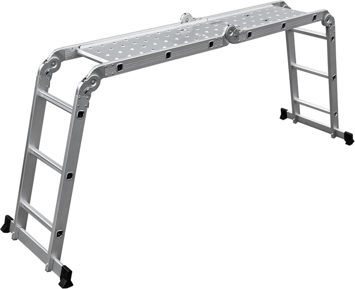 𝐂𝐑𝐀𝐅𝐓𝐅𝐔𝐋𝐋 Arbeitsplattform für Mehrzweckleiter CF-104A | 𝟑 𝐉𝐀𝐇𝐑𝐄 𝐆𝐀𝐑𝐀𝐍𝐓𝐈𝐄 - 145 x 30 x 3 cm - Leiter