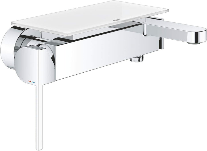GROHE Plus | Badarmatur- Einhand-Wannenbatterie | mit Temperaturbegrenzer | chrom | 33553003 Chrom E