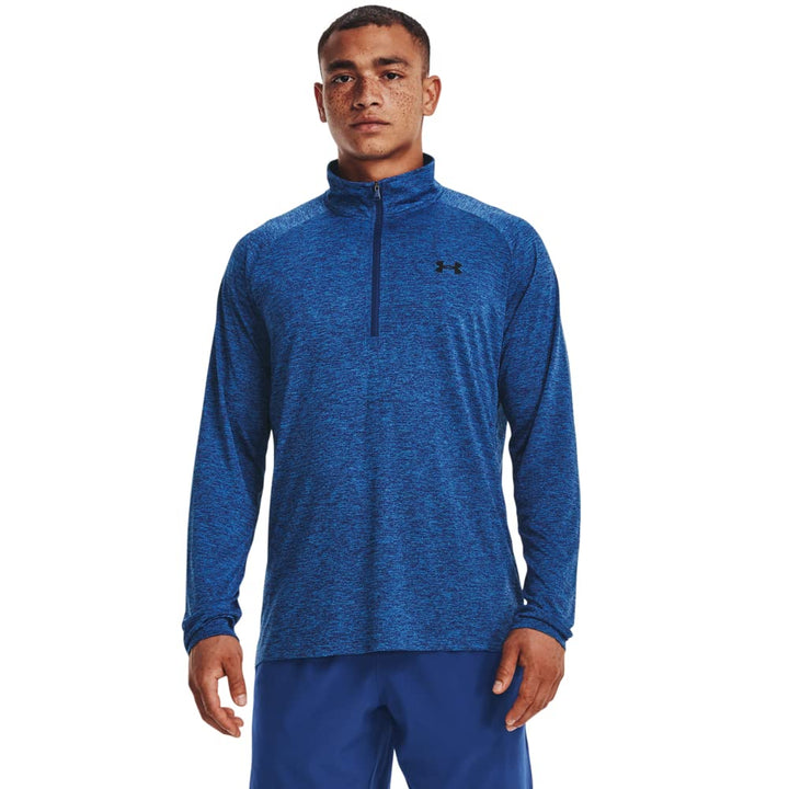 Under Armour Herren Tech 2.0 1/2 Zip Warmup Tops (1er Pack) S Blue Mirage, S Blue Mirage