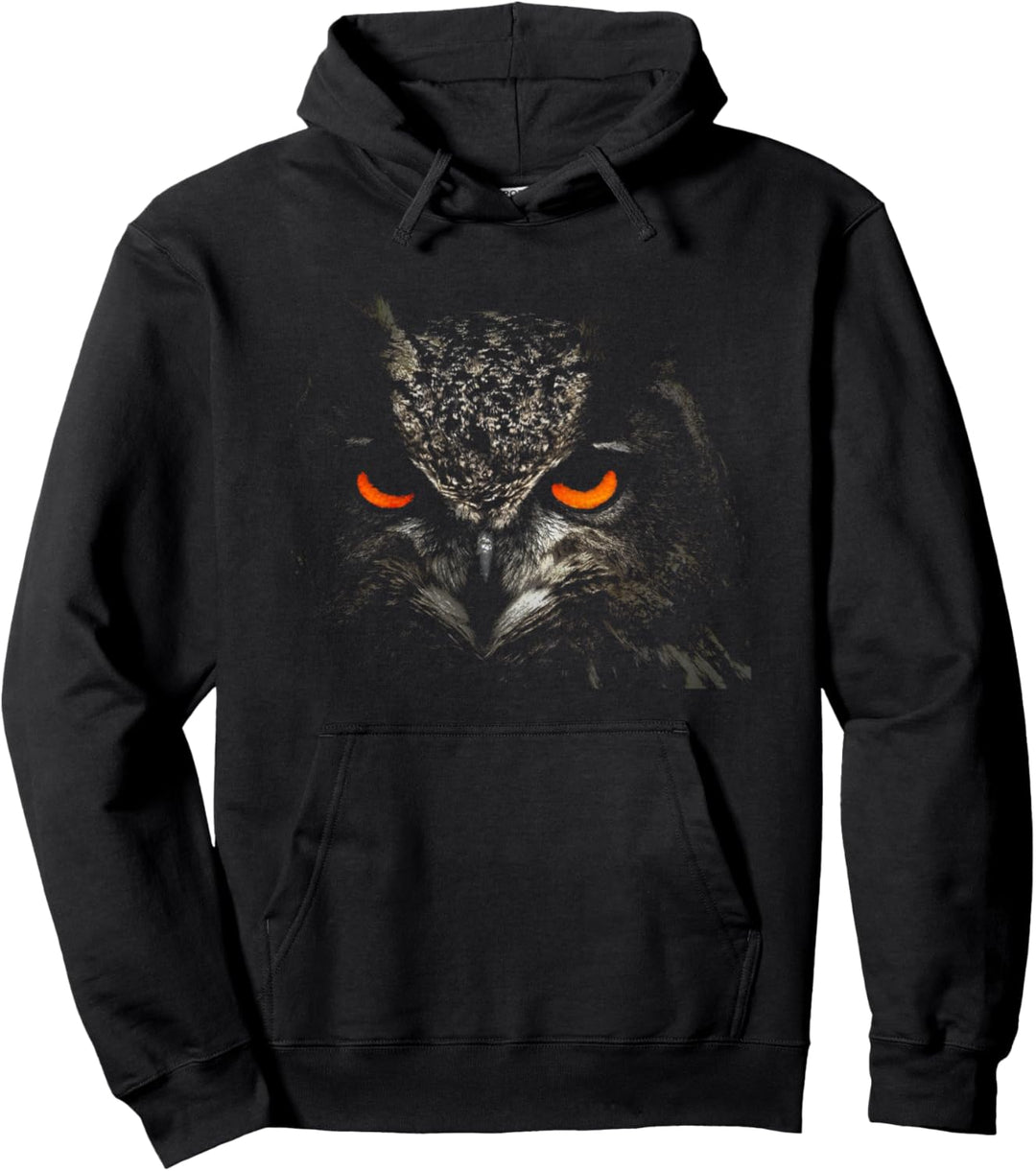 Eule Retro Auge Männer Frauen Kinder Geschenk Kleidung Pullover Hoodie