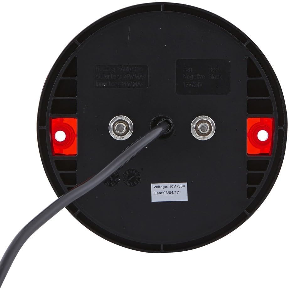 HELLA - Nebelschlussleuchte - Valuefit - LED - 24/12V - Anbau - Lichtscheibenfarbe: rot - Kabel: 300