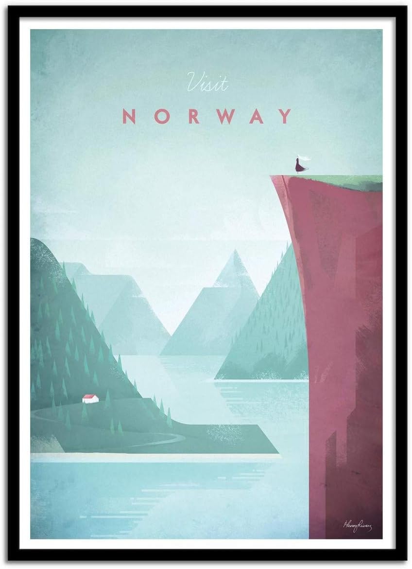 Wall Editions Art-Poster - Visit Norway - Henry Rivers