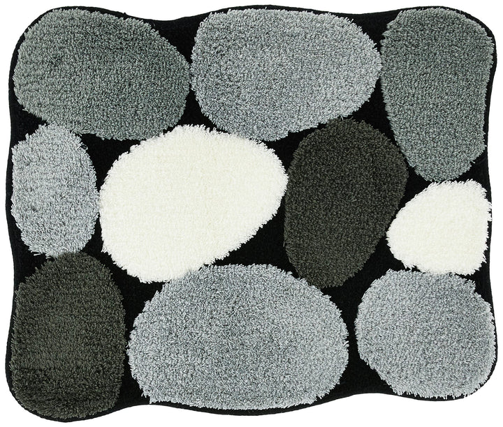 Kleine Wolke 8972926331 Badteppich Stone , 55 x 65 cm, schwarz 55 x 65 cm Schwarz, 55 x 65 cm Schwar