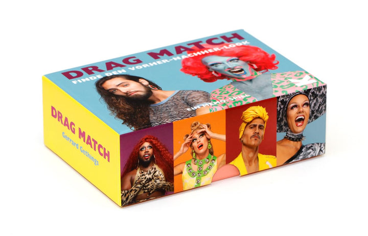 Drag Match Finde den Vorher-Nachher-Look. Ein Memo-Spiel, Audio, Kassette