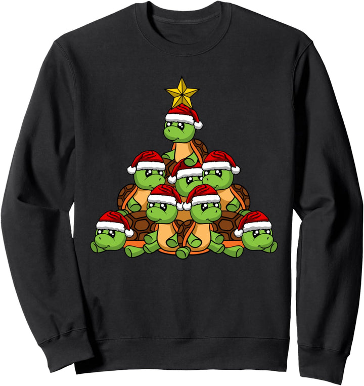 Schildkröte Weihnachtsbaum Ornament Deko Weihnachten Sweatshirt