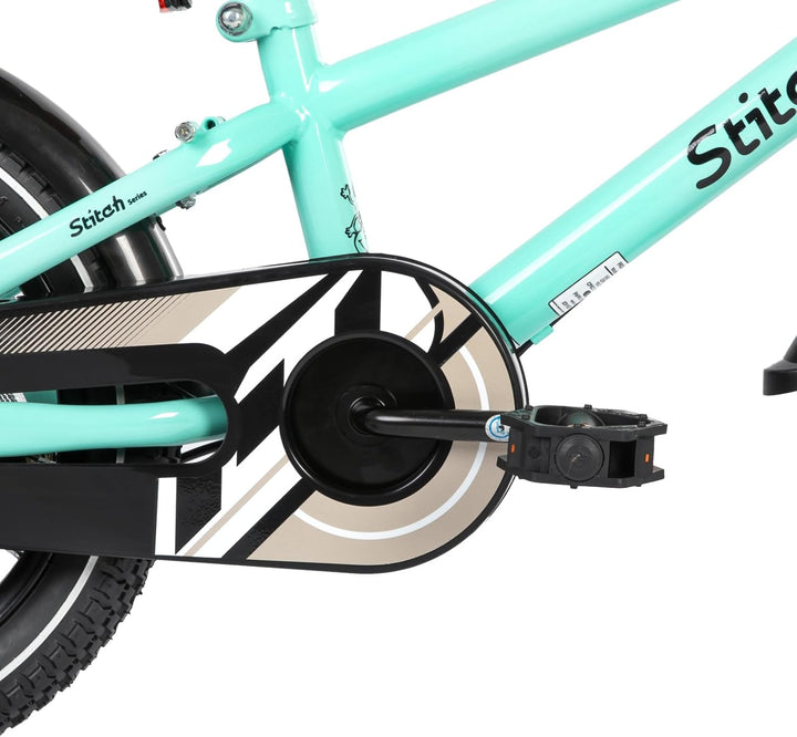 STITCH 14/16 Zoll Kinderfahrrad für 3-5 Jahre Mädchen &amp; Jungen, 14 Zoll Kinderfahrrad mit Stabilisat