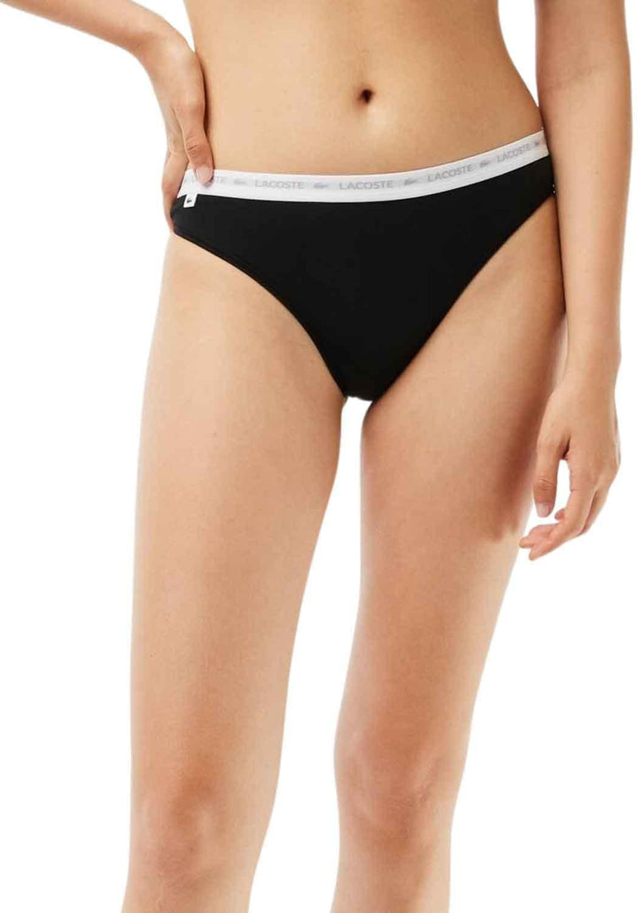 Lacoste Damen G-String XS Noir, XS Noir
