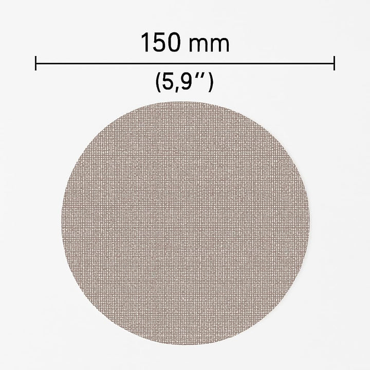 FANZWORK 30 Stück 150 mm Netz-Schleifgitter Klett für Exzenterschleifer, Korn P80 – Schleifgitter Se
