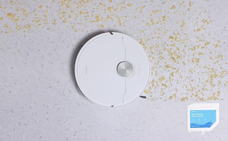 Dreame Reinigungslösung, Flüssigkeit geeignet für alle Hartböden wie Holz, Fliesen und Marmor für de