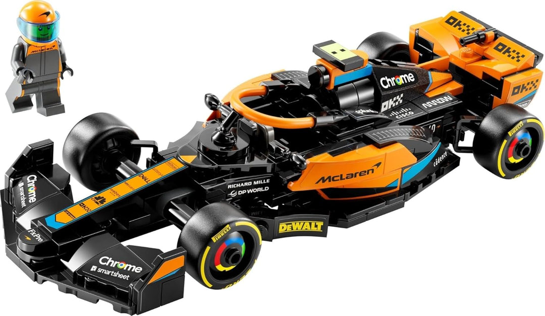 LEGO Speed Champions McLaren Formel 1 Rennwagen 2023, Spielzeug für Kinder ab 9 Jahren,Geschenkidee
