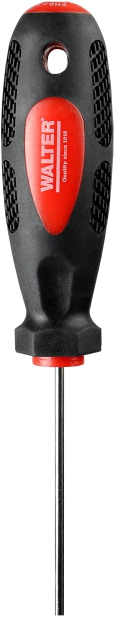 WALTER Schraubendreher Set extra lang 6-tlg., Geschenk für Männer und Heimwerker, magnetische Spitze