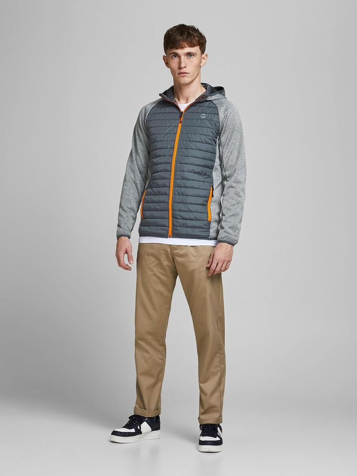 JACK & JONES Softshell Stepp Jacke Kapuze Funktions Outdoor Blouson Übergangs Jacket Regular Fit JJE