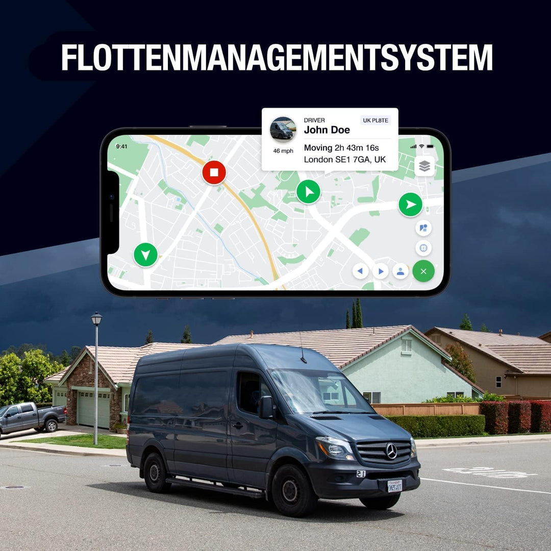 GPSLive DB4 GPS Tracker Auto, Van, Flotte, KFZ | Made in EU | Einstecken und loslegen | Livetracking