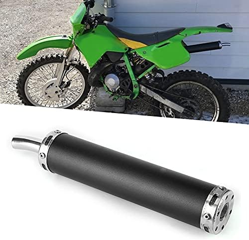 Auspuffschalldämpfer, Edelstahl-Motorrad-Auspuffschalldämpfer 20 mm / 0,8 Zoll Motorrad-Auspuffschal