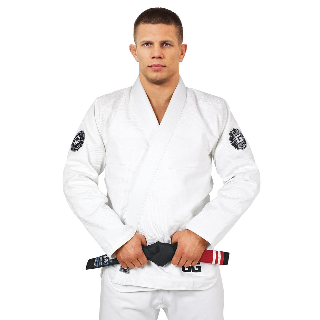 Ground Game BJJ Gi Gamer - Verschiedene Grössen und Farben zur Auswahl - entspricht den IBJJF-Anford