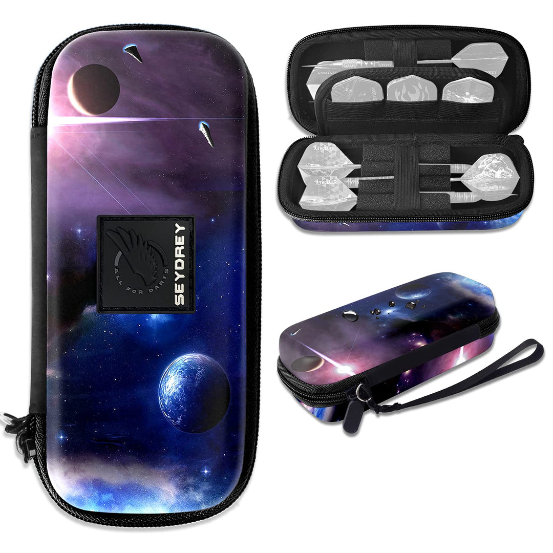Seydrey Dart Tasche Dartpfeile Dart Zubehör für 6 Stück Dartpfeile mit Kunststoffspitze Dart Hülle f