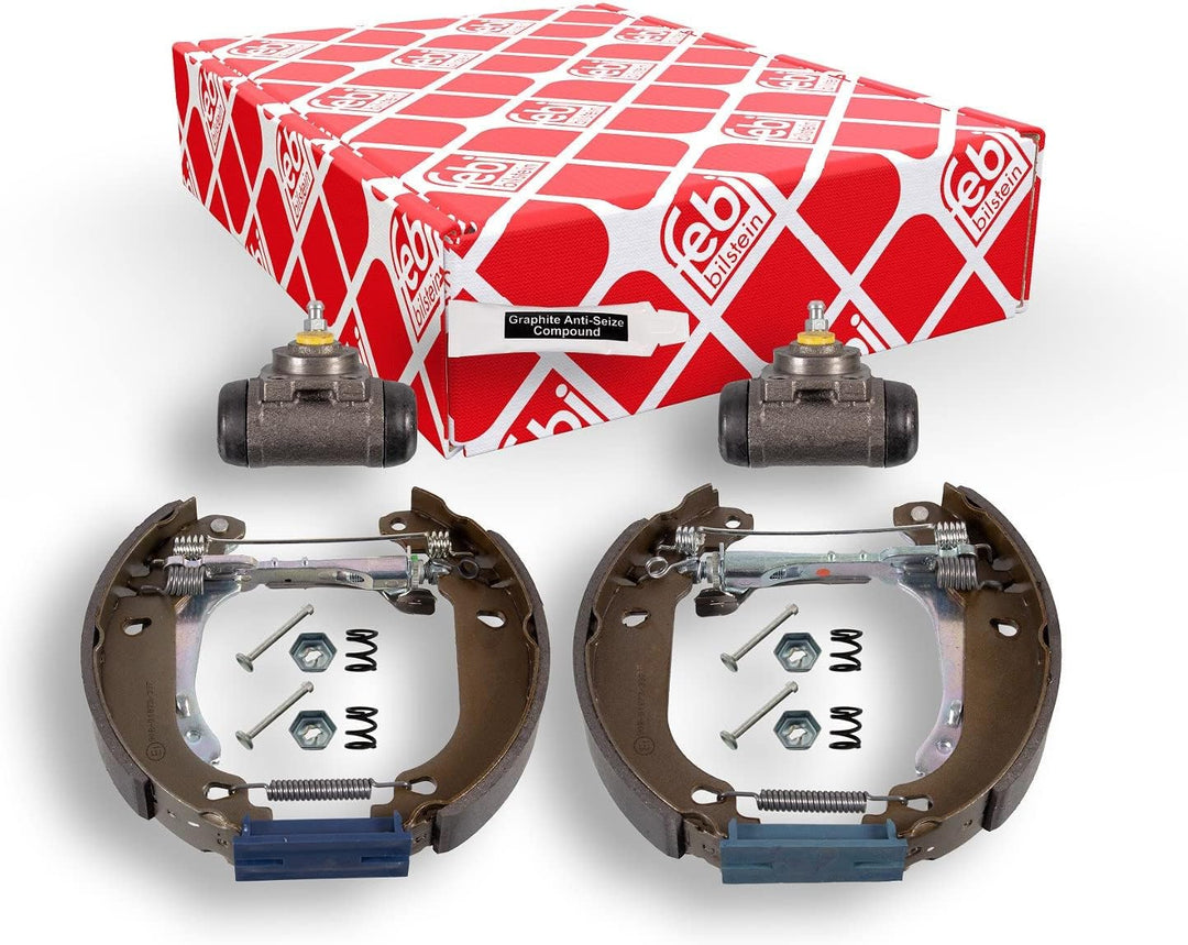febi bilstein 37500 Bremsbackensatz mit Anbaumaterial , 1 Stück