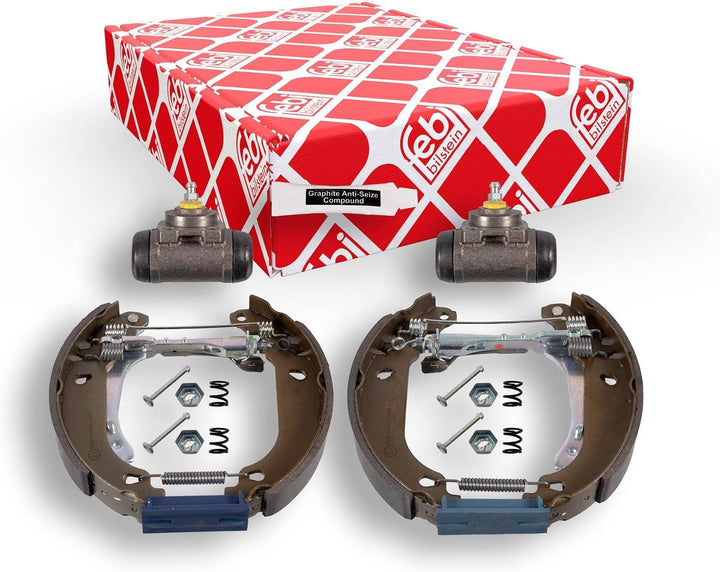 febi bilstein 37500 Bremsbackensatz mit Anbaumaterial , 1 Stück