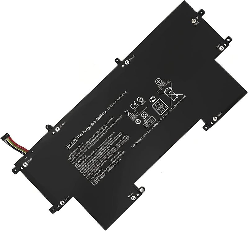 XITAIAN 7.7V 38Wh EO04XL E004XL Ersatz Laptop Akku für HP EliteBook Folio G1 827927-1B1 827927-1C1 8