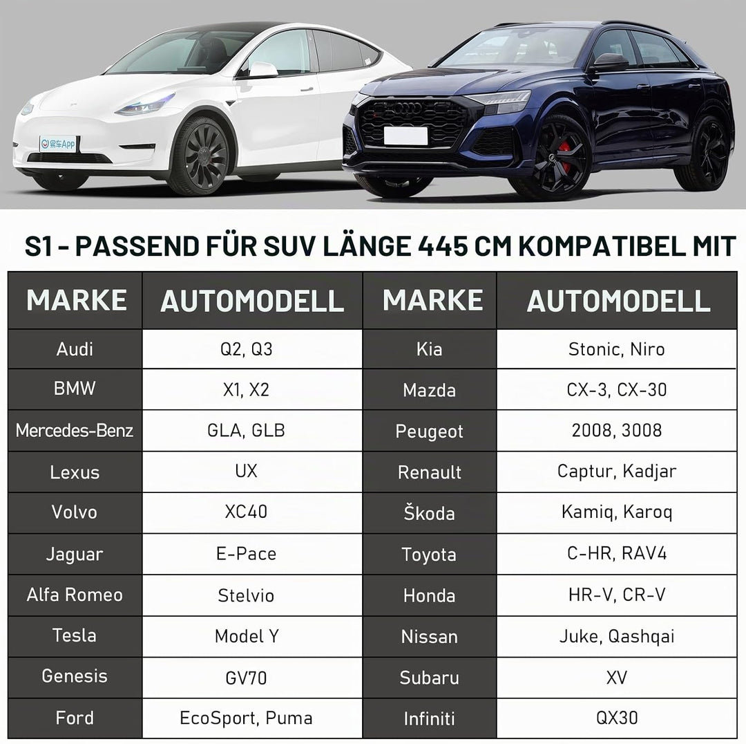 Favoto Auto Abdeckplane Vollgarage Autoabdeckung Outdoor - Wasserdicht Autohülle Autoplane Kompatibe