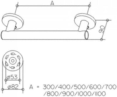 Keuco 34901010300 Plan Care Haltegriff