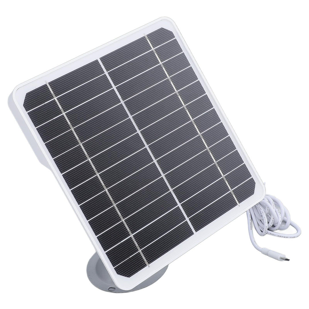 Solarpanel für Überwachungskamera, USB-Solarpanel, 20 W, 5 V, hocheffiziente Kamera, monokristalline