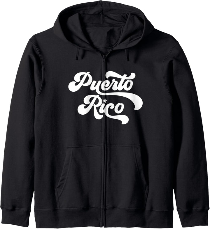 Puerto Rico Vintage Retro Kapuzenjacke