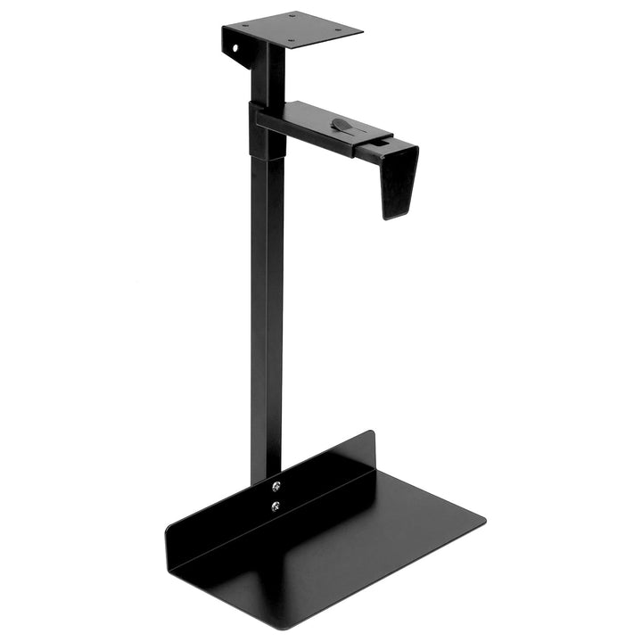 QWORK® PC Halterung unter Schreibtisch, verstellbare computergehäuse Halterung, pc wandhalterung, pa