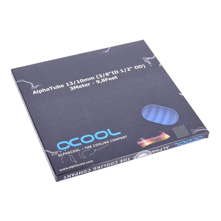 Alphacool 18414 Schlauch AlphaTube HF 13/10 (3/8" ID) - UV Blau 3m (9,8ft) Retailbox Wasserkühlung S