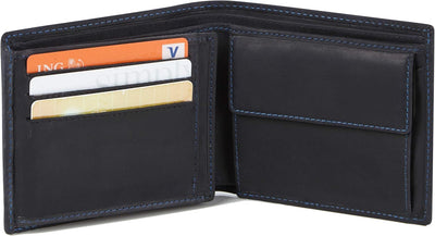 Visconti Trifold Leder Herren Geldbörse Hunter Wallet (701) RFID: (Blau (Blue)) Blau ( Blue), Blau (