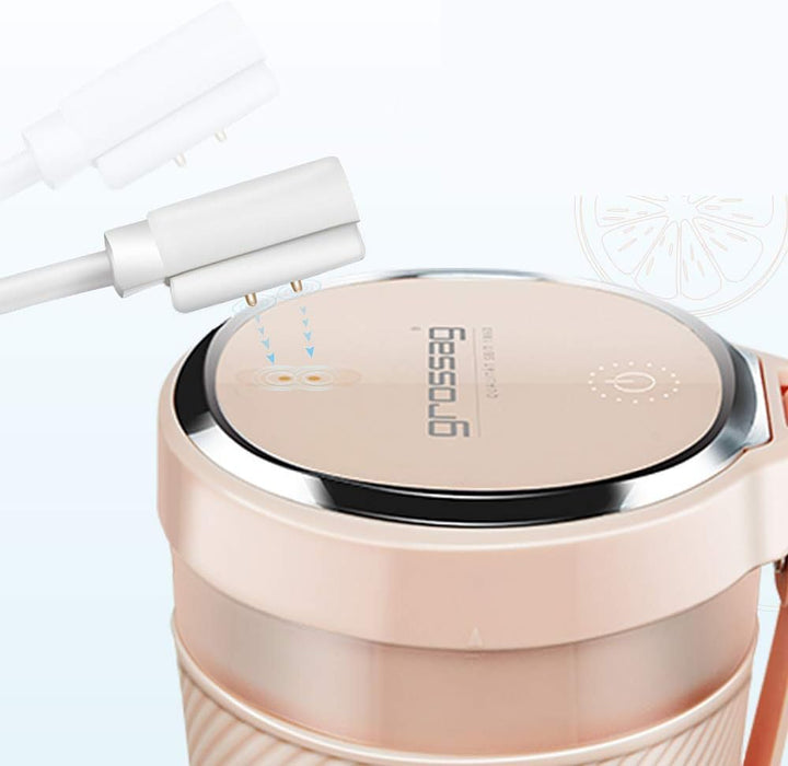 grossag Akku Smoothie Mixer to-go MX 10.05 Türkis mit USB für 0,3 Liter, Türkis