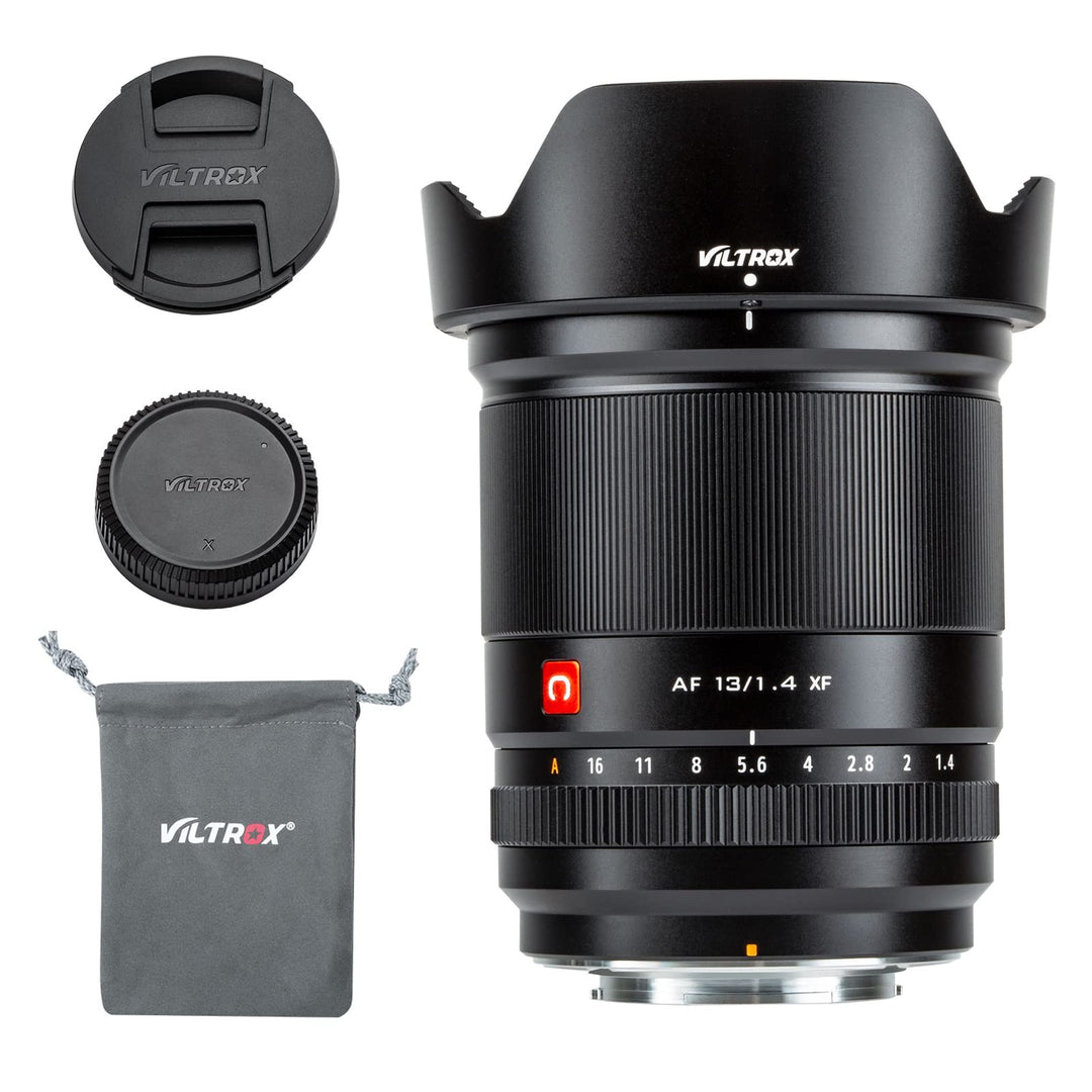 VILTROX AF13mm F1.4 APS-C Objektiv für Fuji X-Mount, Ultra-Weitwinkel Autofokus Prime Objektiv für F