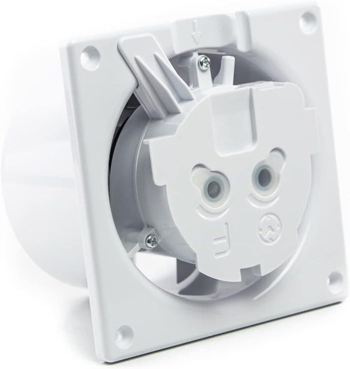 F.H. ANA Design Badlüfter Wandlüfter Deckenlüfter mit Feuchtesensor + Nachlauf Ø 125 mm Dekorative F