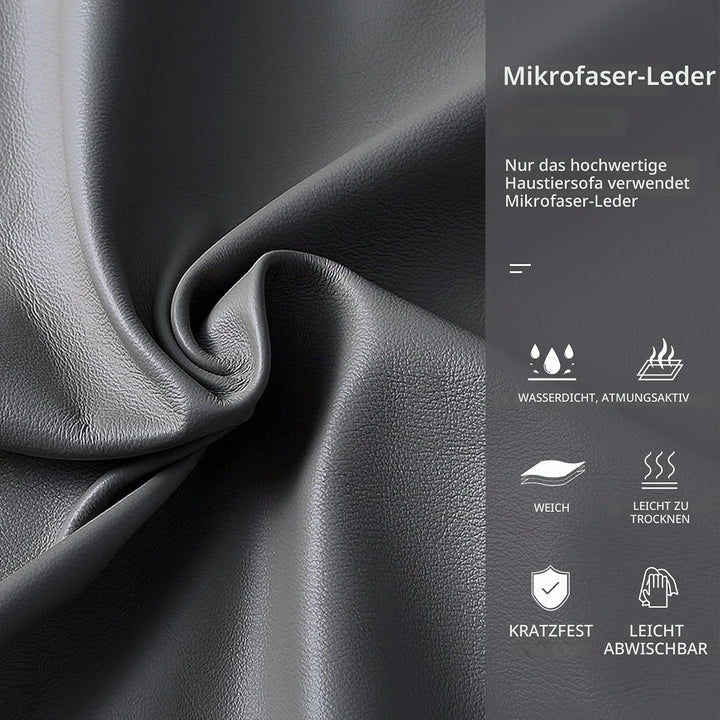 BingoPaw Luxus Hundesofa Grosse Hunde: Mordern Haustiersofa Mikrofaser Leder atmungsaktive wasserdic