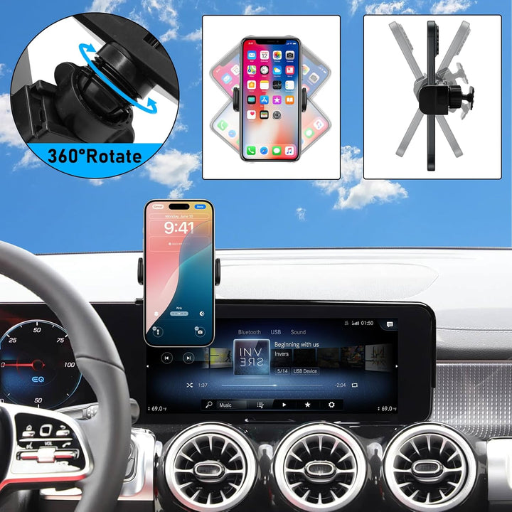 TTCR-II Kompatibel mit Handyhalterung Mercedes Benz A-Klasse/B-Klasse/GLB/GLA/CLA/EQA/EQB 2019-2024,