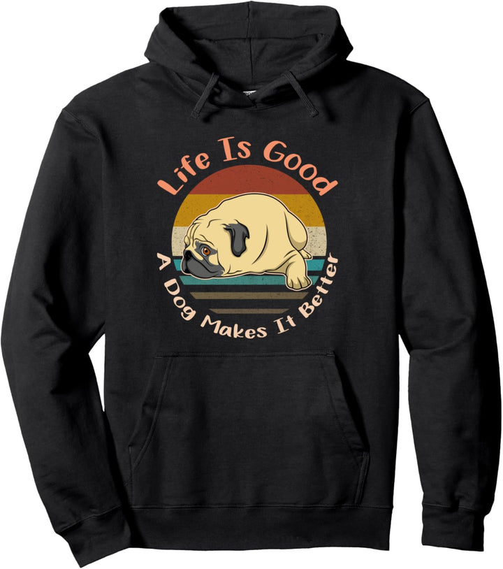 Mops Kapuzenpullover Geschenk Pullover Hoodie