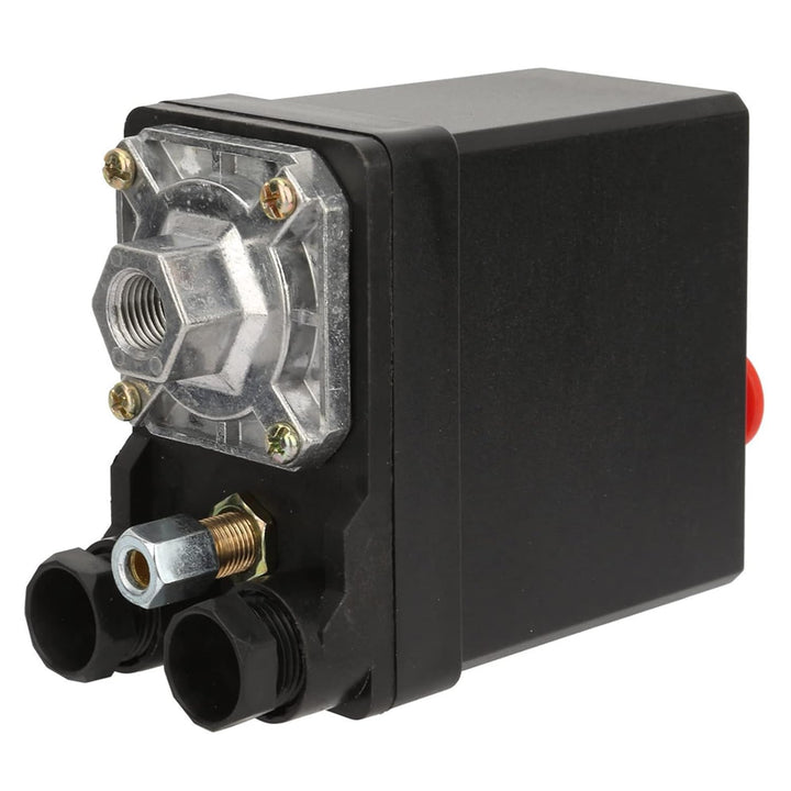 Fafeicy G1/4in 75~175psi Vertikaler Einloch-Druckregelschalter, Druckschalter, für Luftkompressor Ma