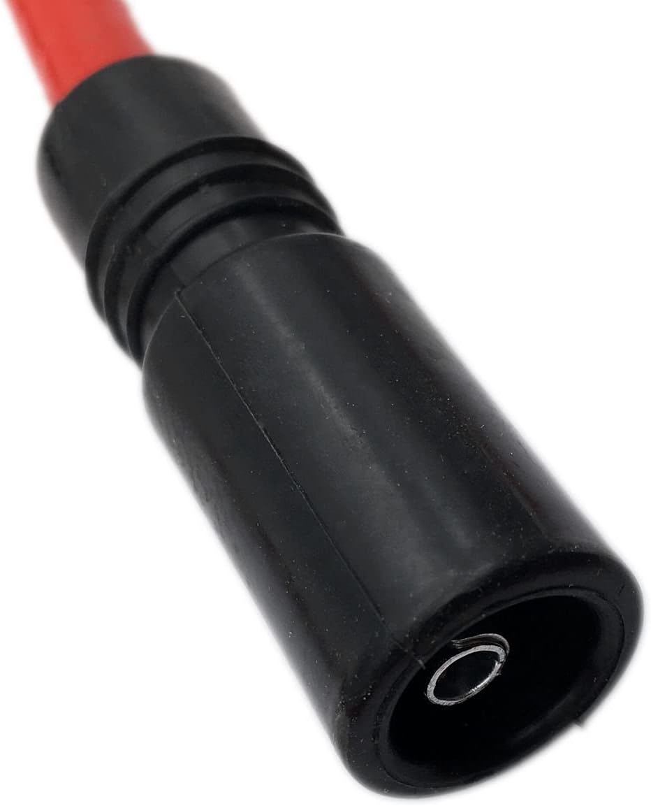 Aokus Zündkerzendraht, 10,4 mm, 10 mm, kompatibel mit Harley Davidson Big Twin 99–19 FXD Dyna Softai
