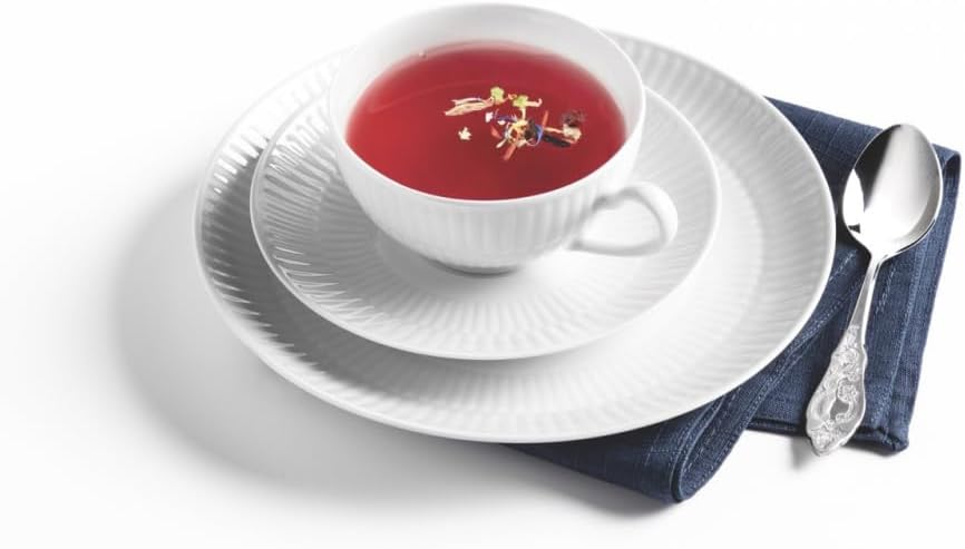 Seltmann Weiden 4052212139913 Teeservice 18-teilig, Teeobertasse, Kombi-Untertasse, 6X Brotteller, P