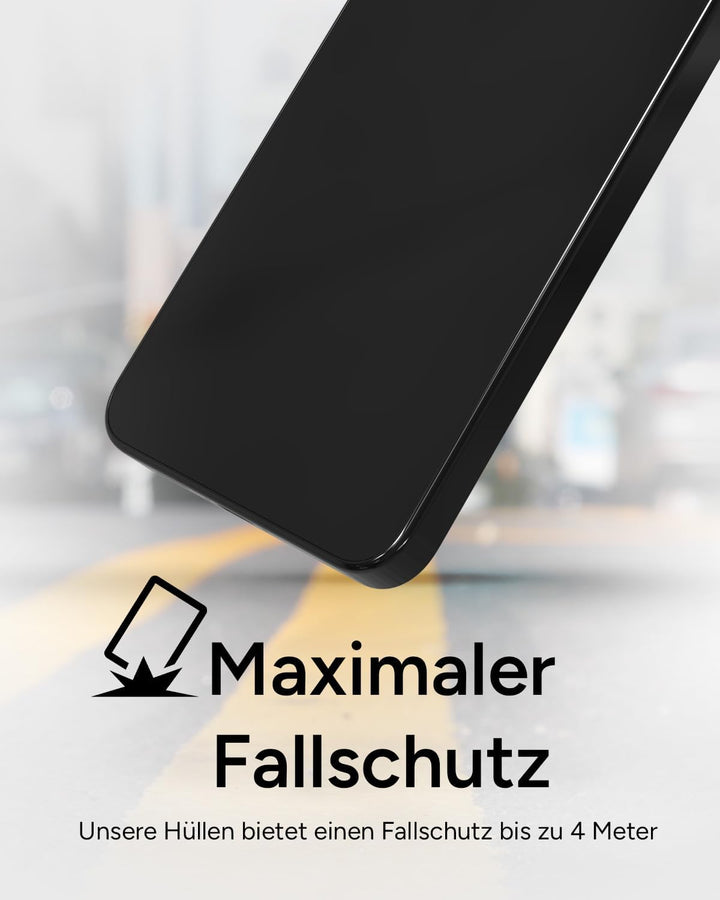 ZAGG Crystal Palace Schutzhülle für Apple iPhone 15 Pro, MagSafe,4 m Fallen, kabelloses Laden, Graph