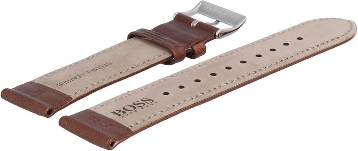 Hugo Boss Uhrenarmband 22mm Leder Braun - 659302790