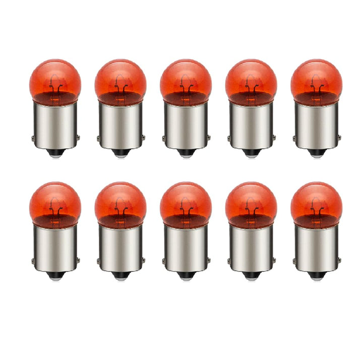 SOFOC 1156 P21W BA15S Lampe Amber Gelb G18 12V 10W für Auto/Motorrad Blinker Seitenmarkierungsleucht
