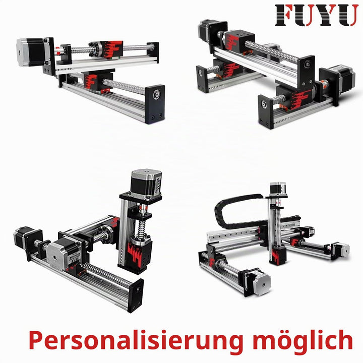 FUYU FSK40 Linearführungsschiene Kugelumlaufspindel Linearaktuator LinearführungenCNC Nema 23 Schrit