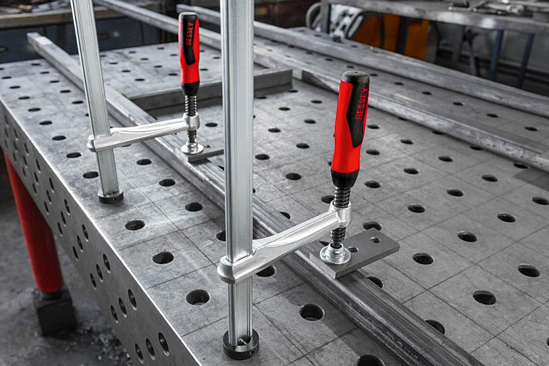 Bessey Spannelement mit fixer Ausladung TW16 200/100 (2K-Kunststoffgriff) Mehrfarbig
