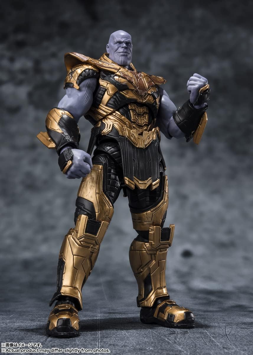 BANDAI Tamashii Nations Avengers Endgame - Thanos (5ans Plus tard) - Feige S.H. Figuarts 19cm Thanos