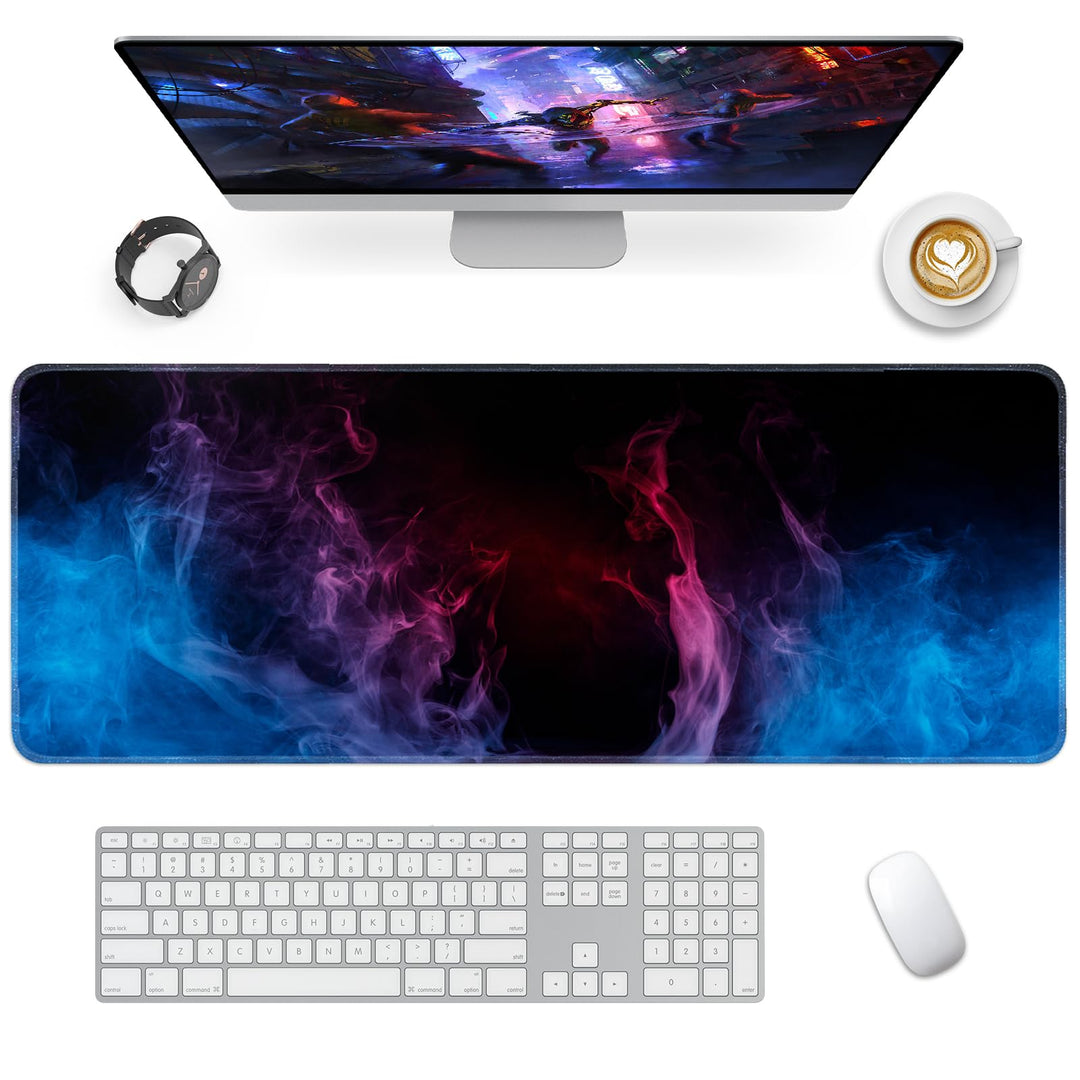 Giecy Gaming Mauspad XXL, Mousepad Gross 800x300mm,Schreibtischunterlage mit Rutschfester Gummibasis