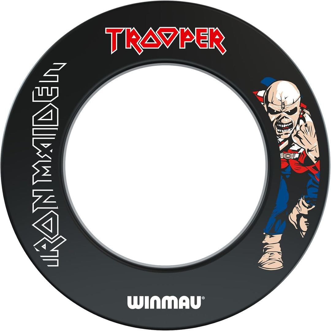 WINMAU Dartscheiben-Einfassungen Schwarz Trooper, Schwarz Trooper